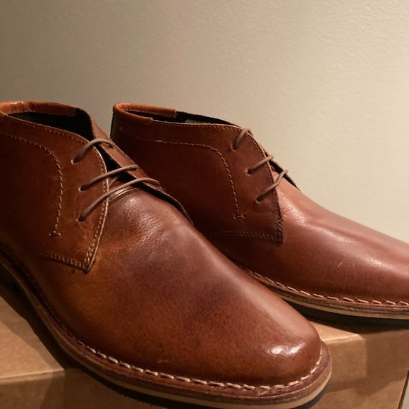 Steve Madden mens Harken chukka boots, Cognac, 8.5 US